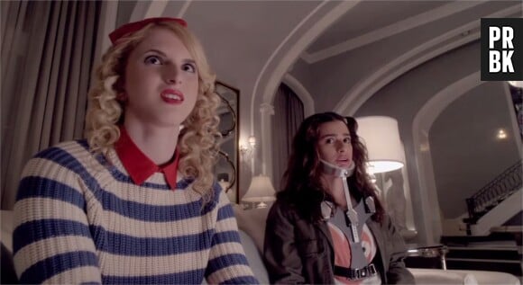 Lea Michele et Skyler Samuels dans la bande-annonce de Scream Queens