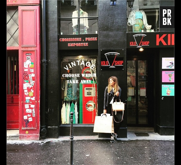 Kayla Ewell à Paris en mai 2015