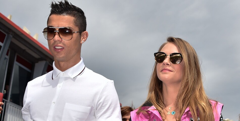 Cara Delevingne et Cristiano Ronaldo au Grand Prix de Monaco le 24 mai 2015