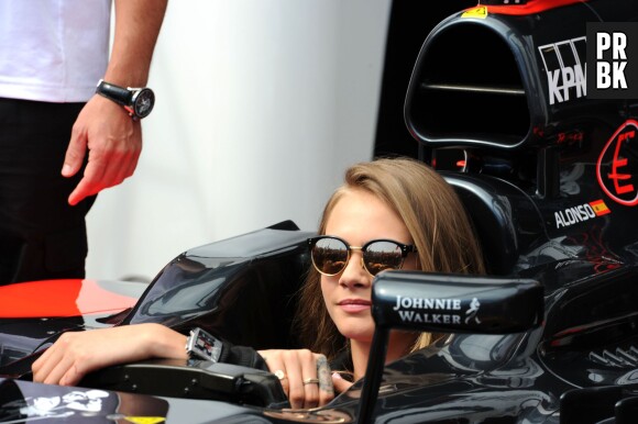 Cara Delevingne au Grand Prix de Monaco le 24 mai 2015