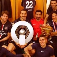 Zlatan Ibrahimovic, Edinson Cavani.. Les stars du PSG fêtent leur Coupe de France et leur quadruplé