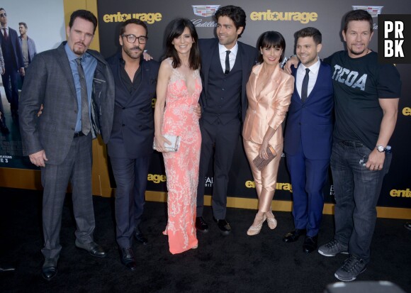 L'équipe d'Entourage à l'avant-première du film à Los Angeles, le 1er juin 2015 à Los Angeles