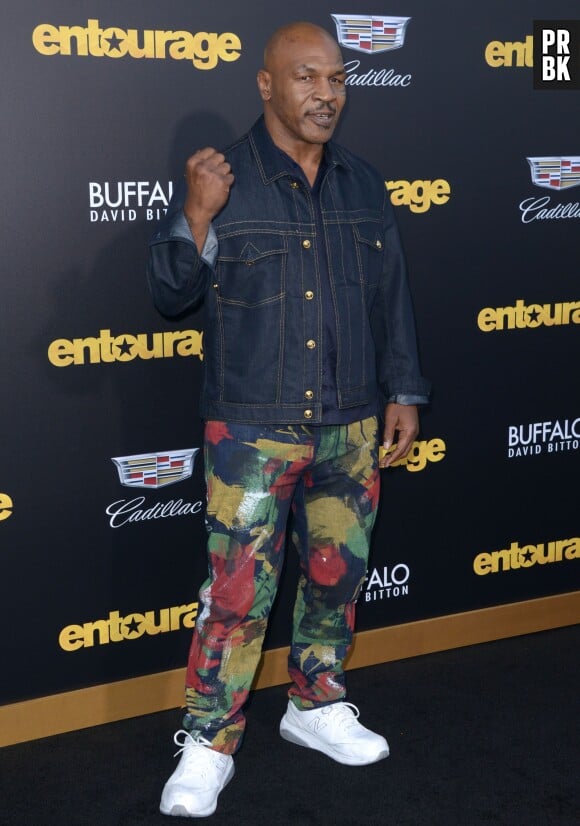 Mike Tyson à l'avant-première du film Entourage, le 1er juin 2015 à Los Angeles
