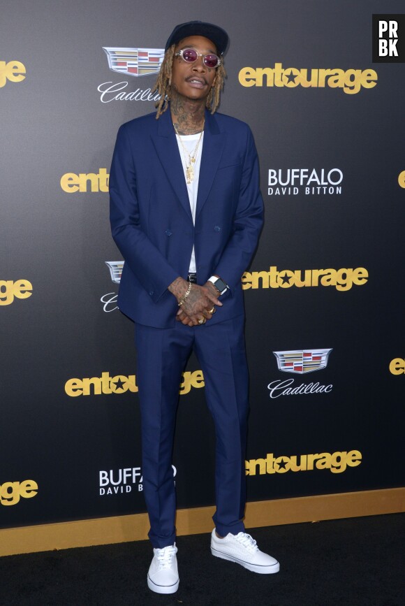 Wiz Khalifa à l'avant-première du film Entourage, le 1er juin 2015 à Los Angeles