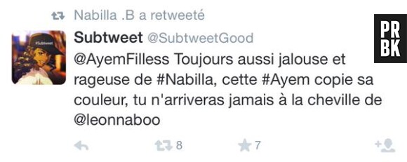 Nabilla Benattia a-t-elle taclé Ayem Nour sur Twitter avec un retweet ?