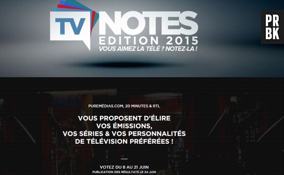 TV Notes 2015 : l'opération de retour sur PureMédias