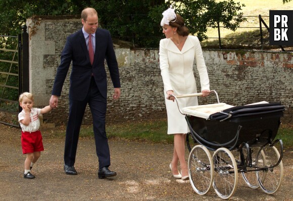 Kate Middleton, Prince William, George et Charlotte : la famille royale au complet, le 5 juillet 2015 en Angleterre