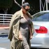 Kim Kardashian enceinte et en forme(s) à Los Angeles, le 16 juillet 2015