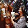 Rihanna s'amuse au carnaval de la Barbade 2015