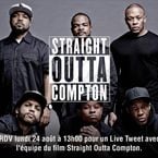 Straight Outta Compton : Ice Cube, Dr Dre... Twitlive et avant-première à Paris