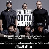 Straight Outta Compton : Ice Cube, Dr Dre... Twitlive et avant-première à Paris