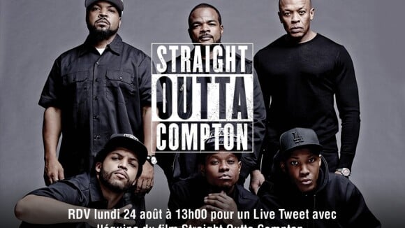 Straight Outta Compton : Ice Cube, Dr Dre... Twitlive et avant-première à Paris