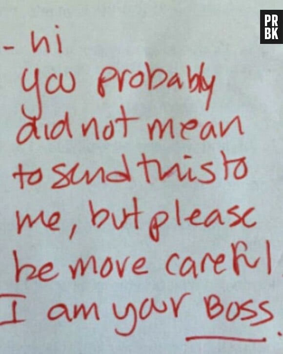 La réponse d'un patron après avoir reçu par erreur la photo du sein d'une de ses employées