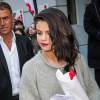Selena Gomez à l'extérieur des studios de NRJ le 28 octobre 2015 à Paris
