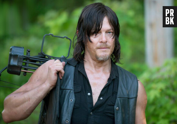 The Walking Dead saison 6, épisode 1 : Norman Reedus (Daryl) sur une photo