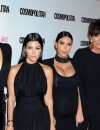 Khloé Kardashian, Kourtney Kardashian, Kim Kardashian, Kris Jenner et Kylie Jenner à la soirée anniversaire des 50 ans du magazine Cosmopolitan le 12 octobre 2015 à Los Angeles