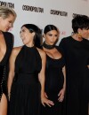 Kylie Jenner, Kris Jenner, Kim Kardashian, Kourtney Kardashian et Khloe Kardashian à la soirée anniversaire des 50 ans du magazine Cosmopolitan le 12 octobre 2015 à Los Angeles
