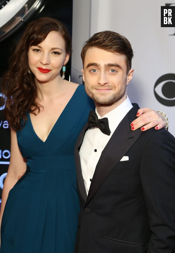 Daniel Radcliffe et sa petite-amie Erin Darke à la cérémonie des Tony Awards, le 8 juin 2014 à New York