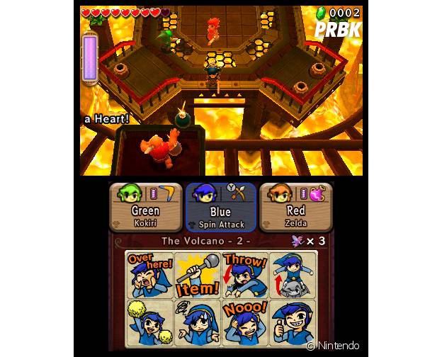 The Legend of Zelda : Tri Force Heroes est disponible sur 3DS depuis le 23 octobre 2015