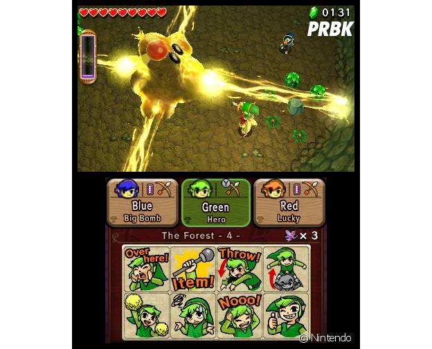The Legend of Zelda : Tri Force Heroes est disponible sur 3DS depuis le 23 octobre 2015