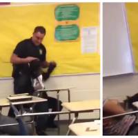 Une élève noire plaquée au sol en plein cours par un policier blanc : la vidéo qui choque les USA