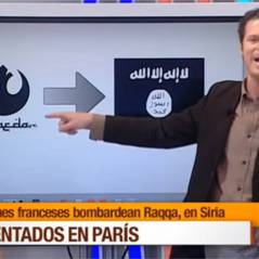 Attentats à Paris : quand un journaliste confond le sigle d'Al-Qaïda.. avec un logo de Star Wars