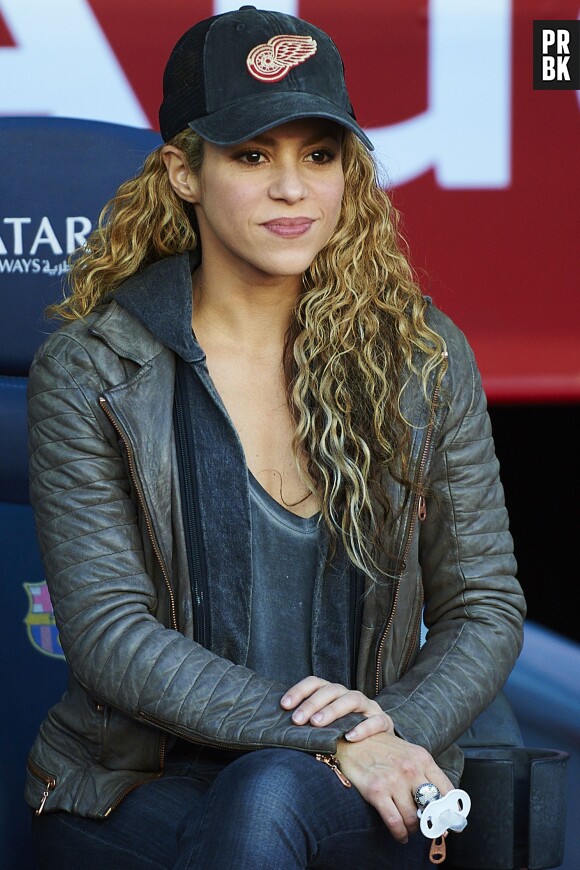 Shakira au match opposant le FC Barcelone à Real Sociedad le 28 novembre 2015 à Barcelone