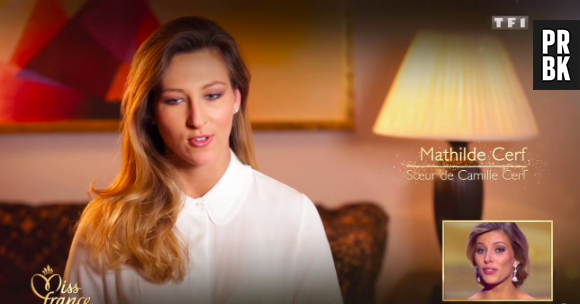 Camille Cerf : sa soeur jumelle Mathilde se confie pendant la soirée Miss France 2016