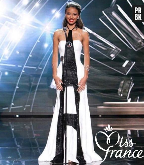 Flora Coquerel (Miss France 2013) et sa tenue hommage aux victimes des attentats du 13 novembre