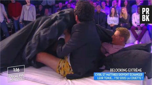 Cyril Hanouna et Matthieu Delormeau se déshabillent dans Touche pas à mon poste