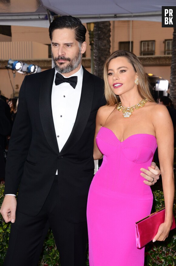 Sofia Vergara et Joe Manganiello en couple lors des SAG Awards 2016, le 30 janvier, à Los Angeles