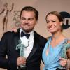 LeonardoDiCaprio et Brie Larson gagnants lors des SAG Awards 2016, le 30 janvier, à Los Angeles