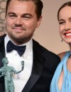 LeonardoDiCaprio et Brie Larson gagnants lors des SAG Awards 2016, le 30 janvier, à Los Angeles