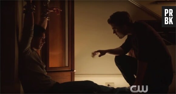 The Vampire Diaries saison 7 : Damon enchaîné face à Stefan dans l'épisode 11