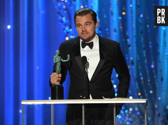 Leonardo DiCaprio gagnant du prix du meilleur acteur aux SAG Awards 2016