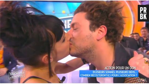 Kev Adams embrasse Erika Moulet dans TPMP