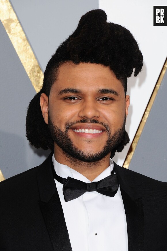 The Weeknd sur le tapis rouge de la 88e cérémonie des Oscars 2016 à Los Angeles, le 28 février 2016