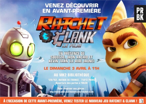 Ratchet & Clank sort le 13 avril au cinéma