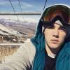 Justin Bieber en vacances à la montagne en avril 2016
