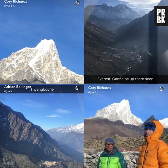 Cory Richards et Adrian Ballinger escalent l'Everest