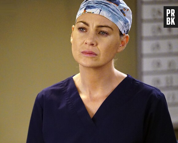 Grey's Anatomy saison 12, épisode 20 : Meredith (Ellen Pompeo) sur une photo