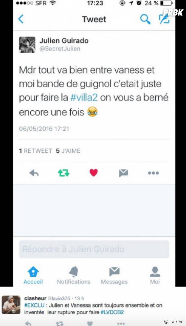 Julien et Vanessa toujours en couple ?