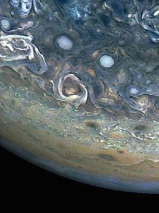 Digne d'un film de science-fiction : un dauphin à la surface de Jupiter !