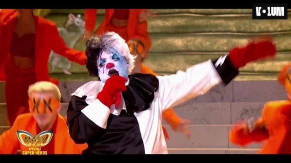 Le Clown le 12 juin 2026 sur le plateau de Mask Singer.