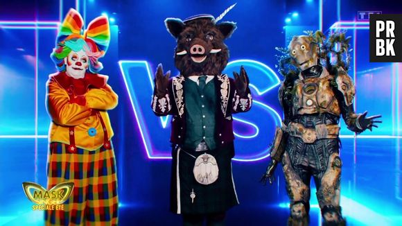 Le Clown, le Sanglier et le Cyborg le 29 mai dans Mask Singer, sur TF1.