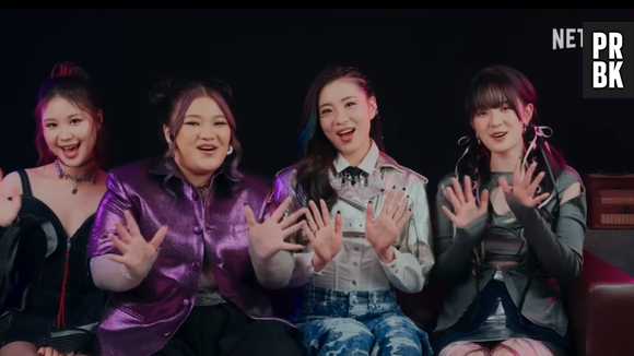 Le groupe Purple Tea dans la série Night Shift for Cuties