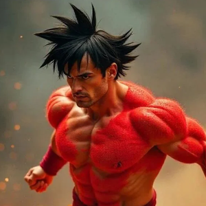 Henry Cavill en Super Saiyan 4 Goku, début de la bataille