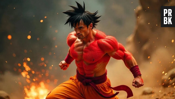Henry Cavill en Super Saiyan 4 Goku, début de la bataille