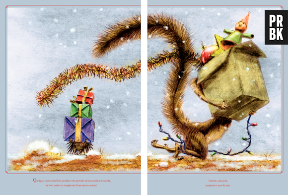 Aperçu du livre Un Noël pour le loup de Thierry Dedieu