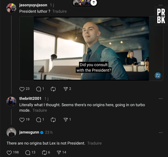 Lex Luthor en président dans Superman ?